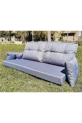 Almina Bahçe Balkon Ve Teras Oturma Grubu Mavi Renk Döşeme - 2