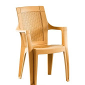 Almina Plastik Bahçe Sandalyesi Bahçe Balkon Ve Teras Sandalyesi Badem Sandalye Takımı 6 Adet - 1