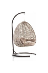 Bahçe Hamak Italiangarden El Örgüsü Salıncak Hamak Bahçe Salıncağı Makrome(Demontajdır) - 1