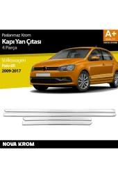 VW Polo 6R Krom Kapı Yan Çıtası 2009-2017 - 1