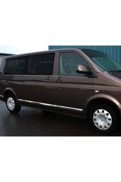 VW T5 Caravelle Krom Yan Kapı Çıtası 7 Prç. (U.Ş.) 2010 Üzeri - 1