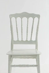 Almina Vals Beyaz Sandalye Bahçe Balkon Teras Sandalyesi 6 Adet Sandalye Takımı - 3