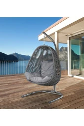 Almina Bahçe Salıncağı Hamak El Örgüsü Makrome İp Örgülü - 1