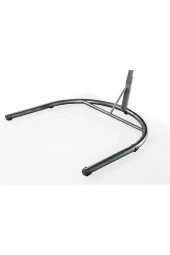 Almina Bahçe Salıncağı Hamak Tek Kişilik Makrome El Örgüsü Kapalı Askılı Tekli Salıncak - 4