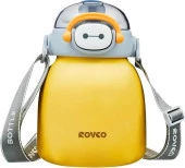 Vagonlife Rovco Paslanmaz Çelik Pipetli Matara 1000ML Sarı - 1