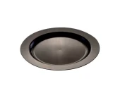 Plastik Siyah Tabak 23 cm - 10 Adet thumbnail 2