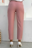 Fermuarlı Cep Detaylı Kalem Pantolon 0201 Pudra - 2