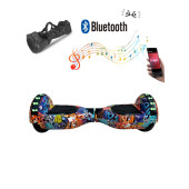 CityMate Elektrikli Kaykay Full Ledli Hoverboard Bluetooth Hoparlörlü 6.5 Inch Desen11 - 4