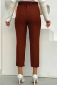 Fermuarlı Cep Detaylı Kalem Pantolon 0255 Kiremit thumbnail 4