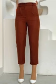 Fermuarlı Cep Detaylı Kalem Pantolon 0255 Kiremit thumbnail 1