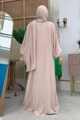 Şallı Namaz Elbisesi 3857 Taş - 2
