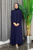 Dantel Abaya 7884 Lacivert thumbnail 2