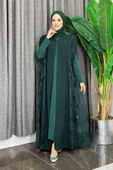 Dantel Abaya 7884 Zümrüt thumbnail 1