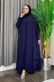 Dantel Abaya 7884 Lacivert thumbnail 1