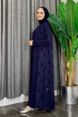 Dantel Abaya 7884 Lacivert thumbnail 3