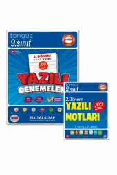 9. Sınıf Yazılı Notları ve Denemeleri 2. Dönem 1 ve 2. Yazılı 2 KİTAP - Tonguç Yayınları - 1