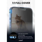 iPhone 15 Pro Max Hayalet Kırılmaz Cam Ekran Koruyucu Kolay Uygulama Aparatlı - 2