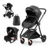 Quard Aura Trio Travel Sistem Bebek Arabası Siyah Kapsül Çanta Hediyeli - 1