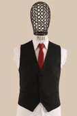 Yelekli Takım Elbise Slim Fit - 4