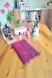 Kadın Portföy & Clutch Çanta Bordo thumbnail 3