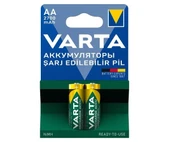 Varta 2700 mAh AA Şarj Edilebilir Pil (2 Adet) - 1