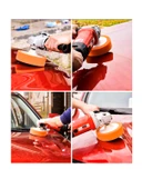 Profesyonel 5 Parça Pasta Cila Polisaj Süngeri Seti Matkapa Uyumlu Fırça  Seti Parlatma - 3