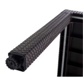 Novussi Liverno Rattan 6 Kişilik Masa Takımı Bahçe Takımı 90x150 Kahverengi - 7