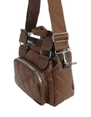 LV-400 Suni Deri Uzun Kol Askılı Kadın El ve Omuz Çantası thumbnail 15