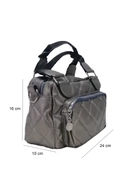 LV-400 Suni Deri Uzun Kol Askılı Kadın El ve Omuz Çantası thumbnail 7