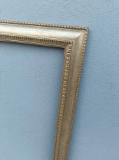 Sarı Yaldız İşlemeli Dekoratif Çerçeve 103x133cm 013 - 2