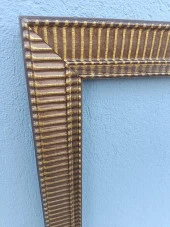 Sarı Yaldız İşlemeli Dekoratif Çerçeve 103x133cm 015 - 4