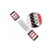 Göğüs Yayı - El Yayı 5 Dirençli El Ayak Göğüs Yayı Çelik Yay Spor Aleti Kas Geliştirici Set - 8