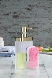 Mika 550 Ml Süngerlikli Sıvı Sabunluk Şeffaf - 1