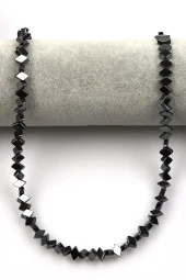 Hematit Dizi 5 x 8 mm Baklava Kesim thumbnail 2