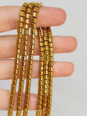 Hematit Taşı Dizi 3.5*3.5mm (48220) thumbnail 1