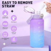 Vagon Matara Policarbon 2000 Ml Mor Mavi VGN2214 - 2