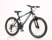 24J RUUT GRUFF VB 21V DAĞ BİSİKLETİ - SİYAH TURKUAZ - 36 KADRO thumbnail 2