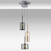 A-472-3-MIX ÜÇLÜ KARIŞIK YUVARLAK SARKIT AVİZE thumbnail 2