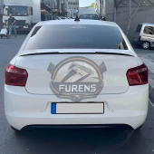 Citroen C-Elysee Bagaj Üstü Spoiler Bagaj Çıtası Pianoblack 2012-2023 arası thumbnail 1