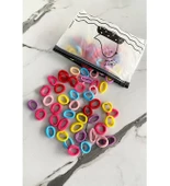 Cüzdanlı Mini Boy Lastikli Toka Set - 50 Adet - 5