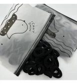 Cüzdanlı Mini Boy Lastikli Toka Set - 50 Adet - 6