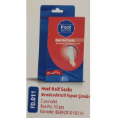 FOOT DOCTOR NEMLENDİRİCİ TOPUK ÇORABI 2 ADET FD 0011 - 1