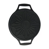 Maas Pırlanta 3 Parça Döküm Granit Sahan Seti 18-20-22 cm Siyah - 5