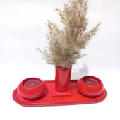 SUTUN VAZO TABAKLI MUMLUK SET RANDOM thumbnail 2