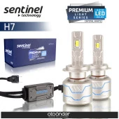 Premium Led Xenon Ampülü 65w 12v 12000 Lumen 6500 Kelvin Beyaz Işık  H7 - 1
