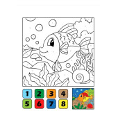 Sayılarla Boyama Posterleri - 6