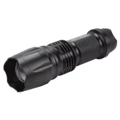 Gold Orion Km-84 Tasarruflu Şarjlı Zoomlu Metal El Feneri Kemer Klipsli thumbnail 1