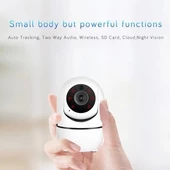 Ev Güvenlik 1080p Wifi Akıllı Kamera Bebek Monitör Hareket Algılama Sesli Alarm Ses Dinleme Gece Görüş Tf Kart Bulut Dep - 8