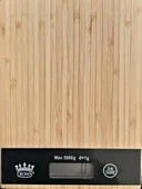 Dijital Lcd Mutfak Tartısı Terazisi 5kg Bambu Desenli - 2