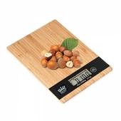 Dijital Lcd Mutfak Tartısı Terazisi 5kg Bambu Desenli - 1